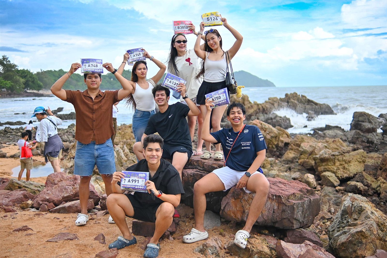 นักวิ่งกับบรรยากาศหาดคุ้งวิมาน จันทบุรี